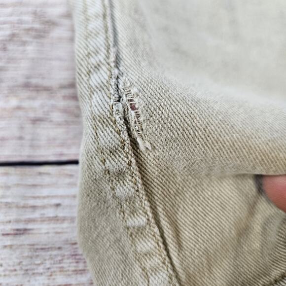 Bullhead Denim Co. Men's SLIM Tan Denim Jeans Logo Straight Leg 31Wx30L - Picture 8 of 9